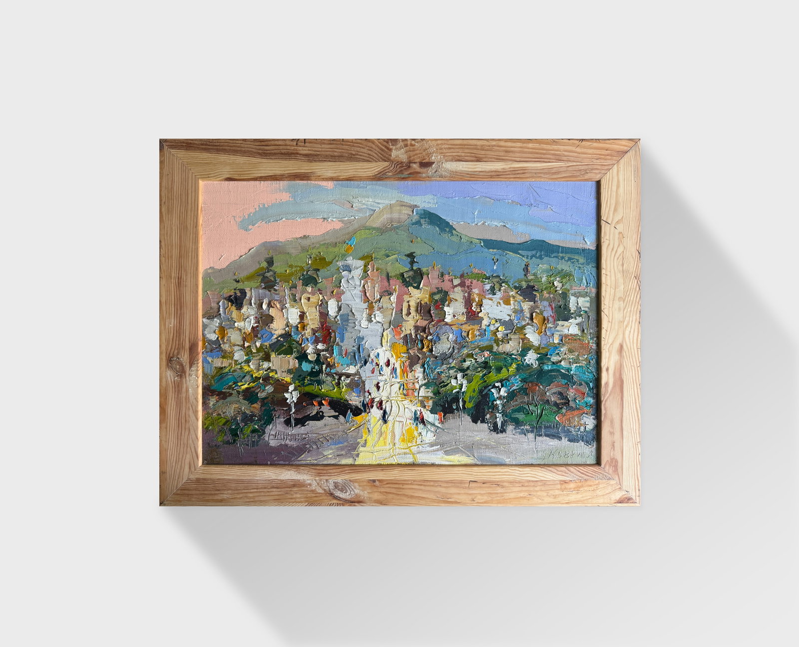 Oil painting with frame Lviv K. Leonid - 12