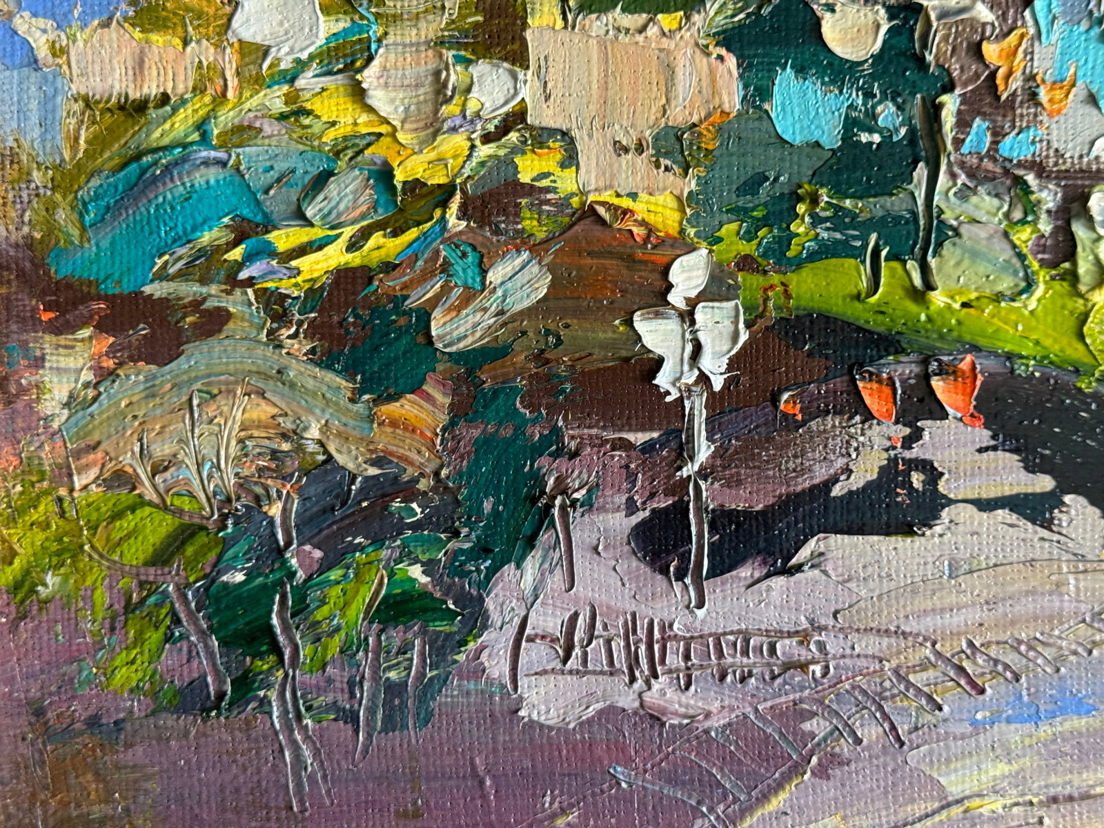 Oil painting with frame Lviv K. Leonid - 4