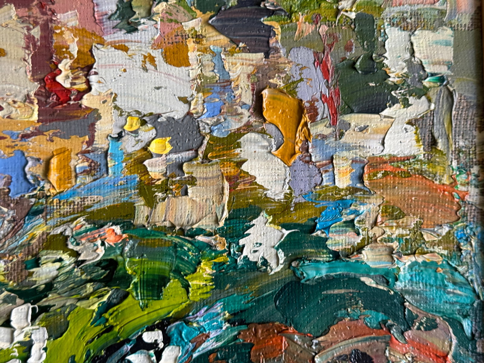 Oil painting with frame Lviv K. Leonid - 9