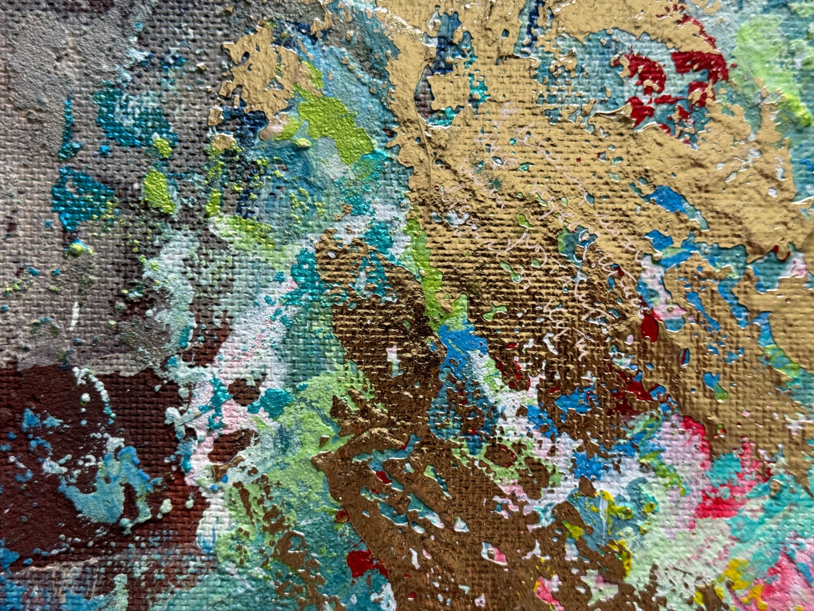 Oil painting with frame Perception K. Leonid - 10