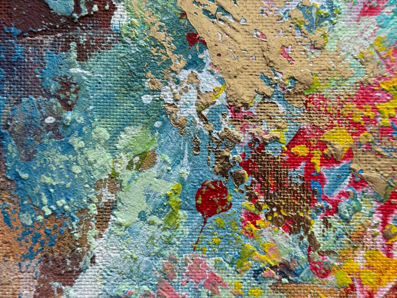 Oil painting with frame Perception K. Leonid - 11