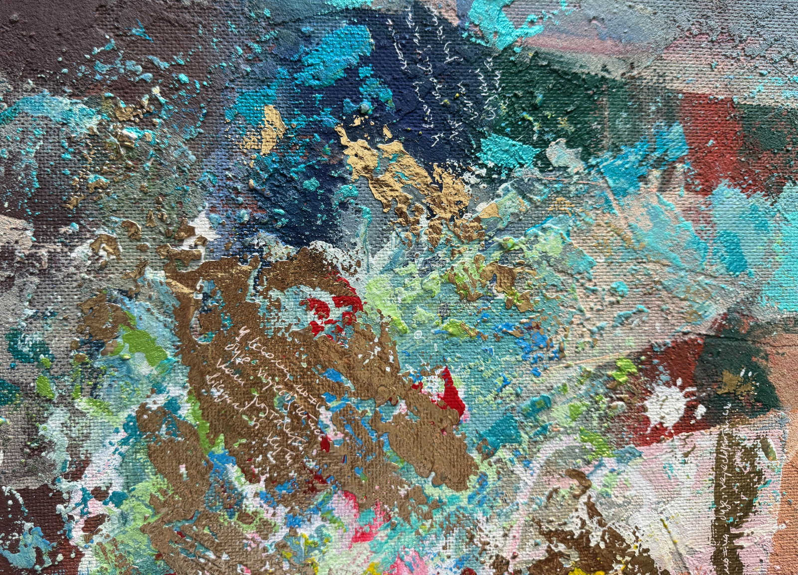 Oil painting with frame Perception K. Leonid: 745KK Painter: K. Leonid S?ze: 62x46 cm/ 24.4x18.11 inches Components: oil, acrylic, cardboard Original painting CONDITION: exellent ERA:2017 ARTIST: Born in the village of Ostrov, what a beautiful na