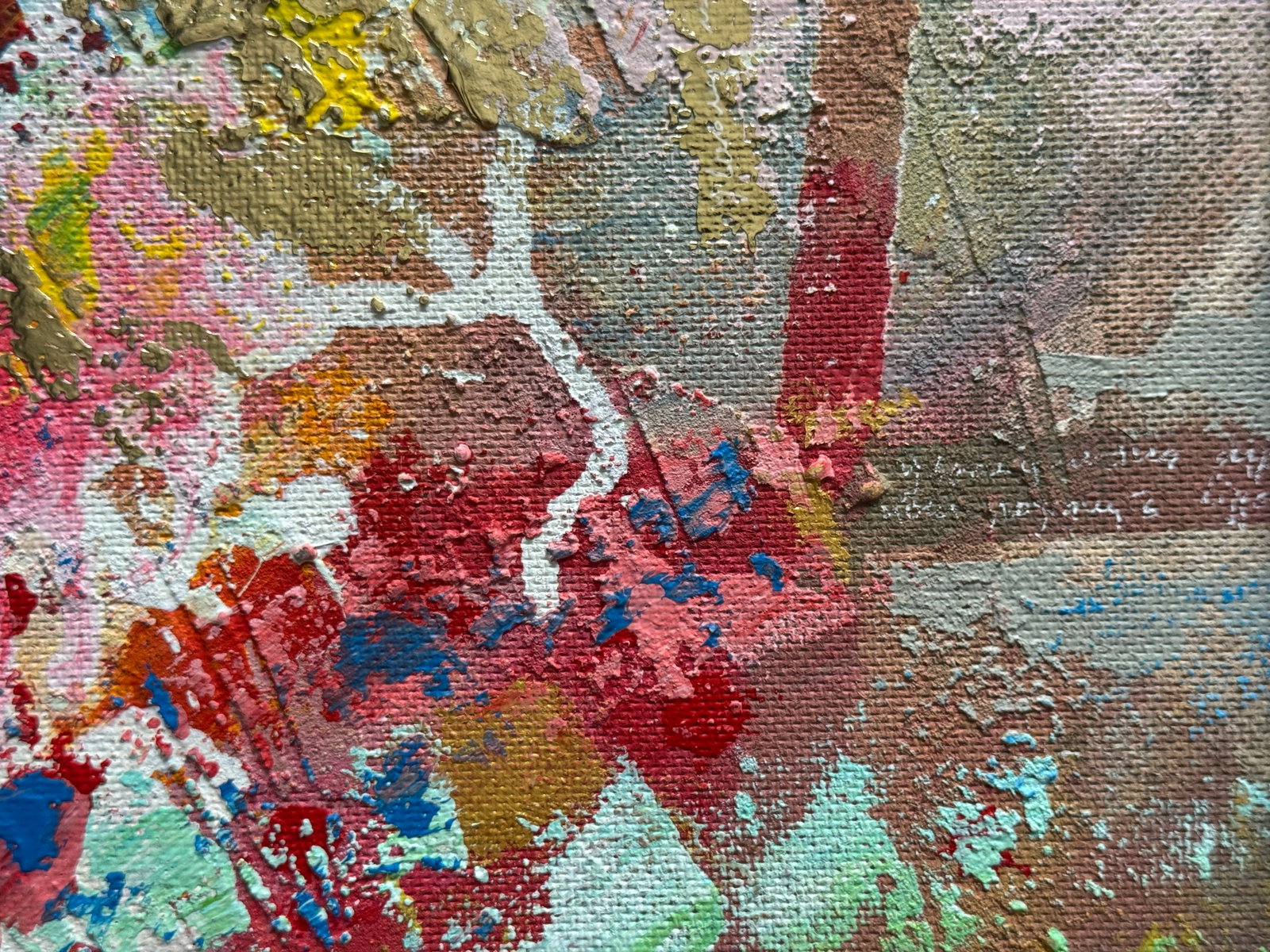 Oil painting with frame Perception K. Leonid - 6