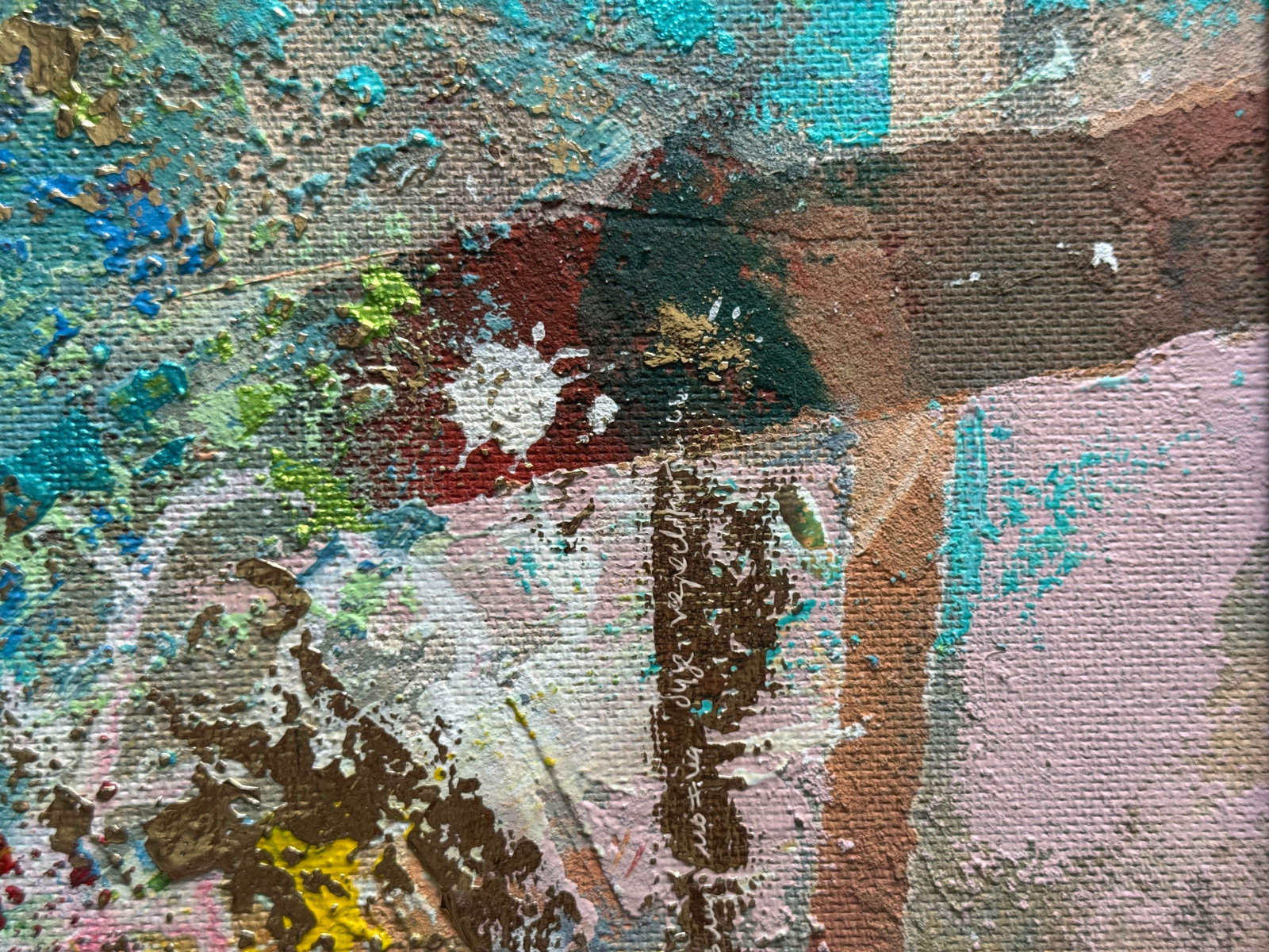 Oil painting with frame Perception K. Leonid - 7