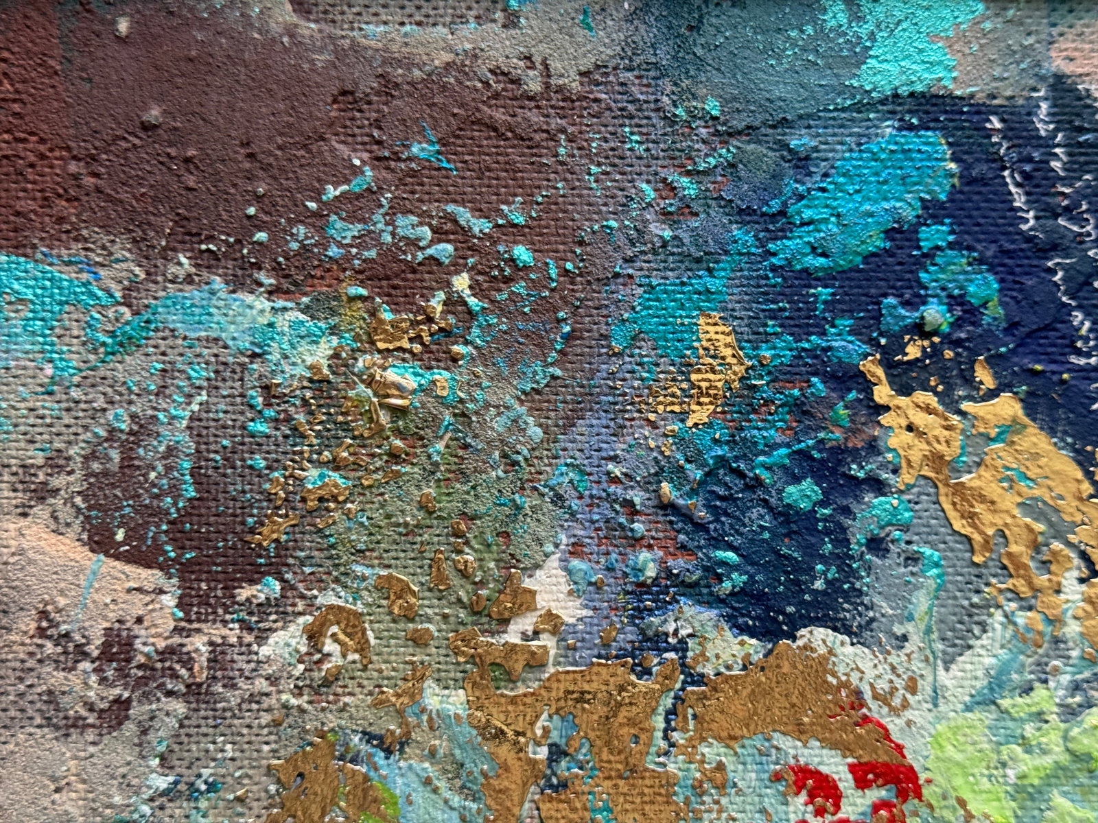 Oil painting with frame Perception K. Leonid - 9
