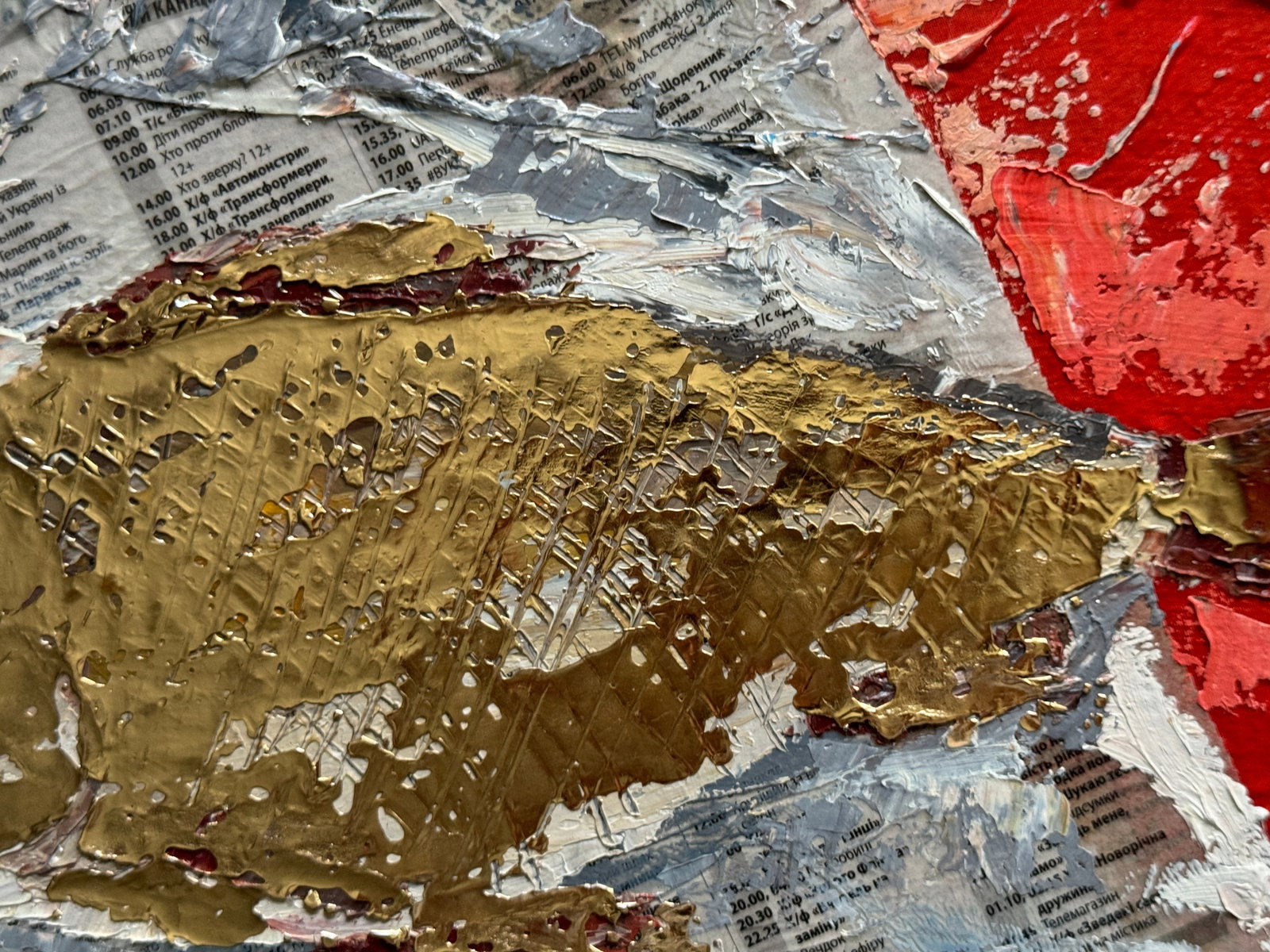 Oil painting with frame goldfish K. Leonid - 6