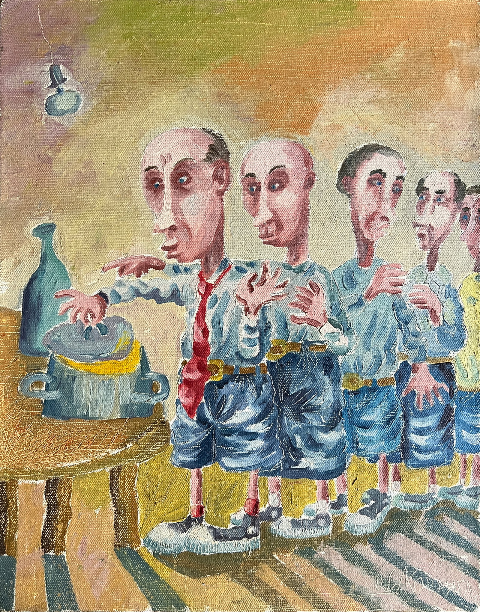 Oil painting with frame Queue K. Leonid: 760KK Painter: K. Leonid S?ze: 50x40 cm/ 19.68x15.74 inches Components: oil, canvas Original painting CONDITION: exellent ERA:2006 ARTIST: Born in the village of Ostrov, what a beautiful name, located