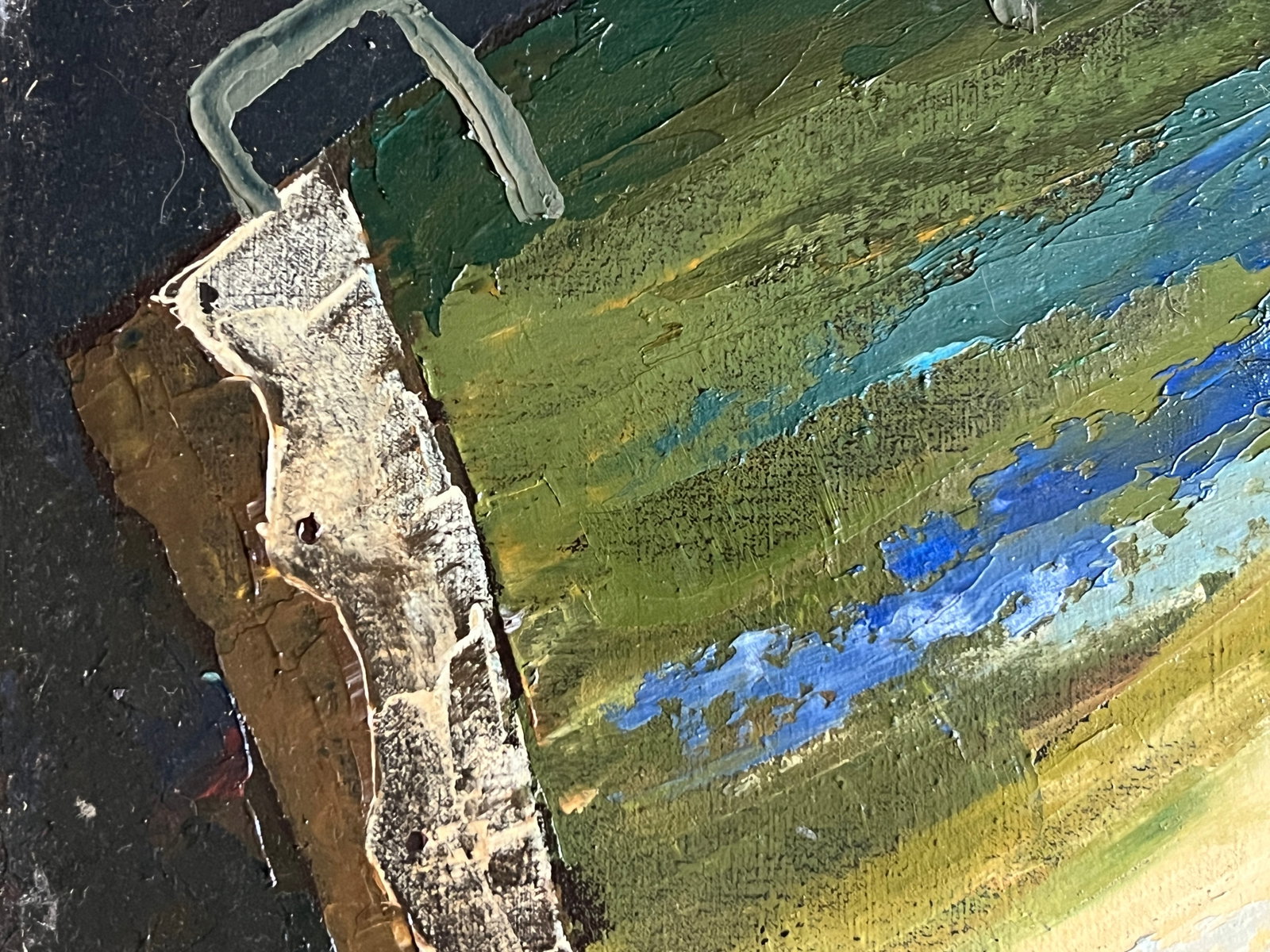 Oil painting with frame Sketchbook K. Leonid - 3