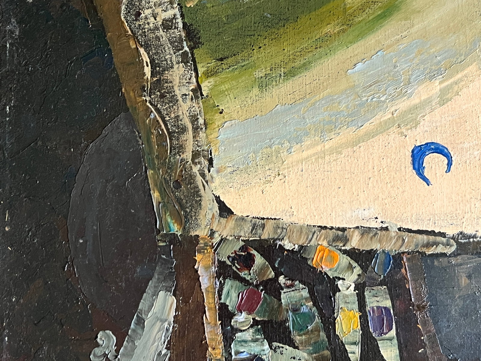 Oil painting with frame Sketchbook K. Leonid - 6