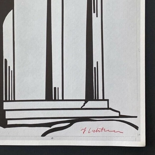 Roy Lichtenstein | Vintage 1970 Signed | Mounted 11x14 Offset Lithograph - 3
