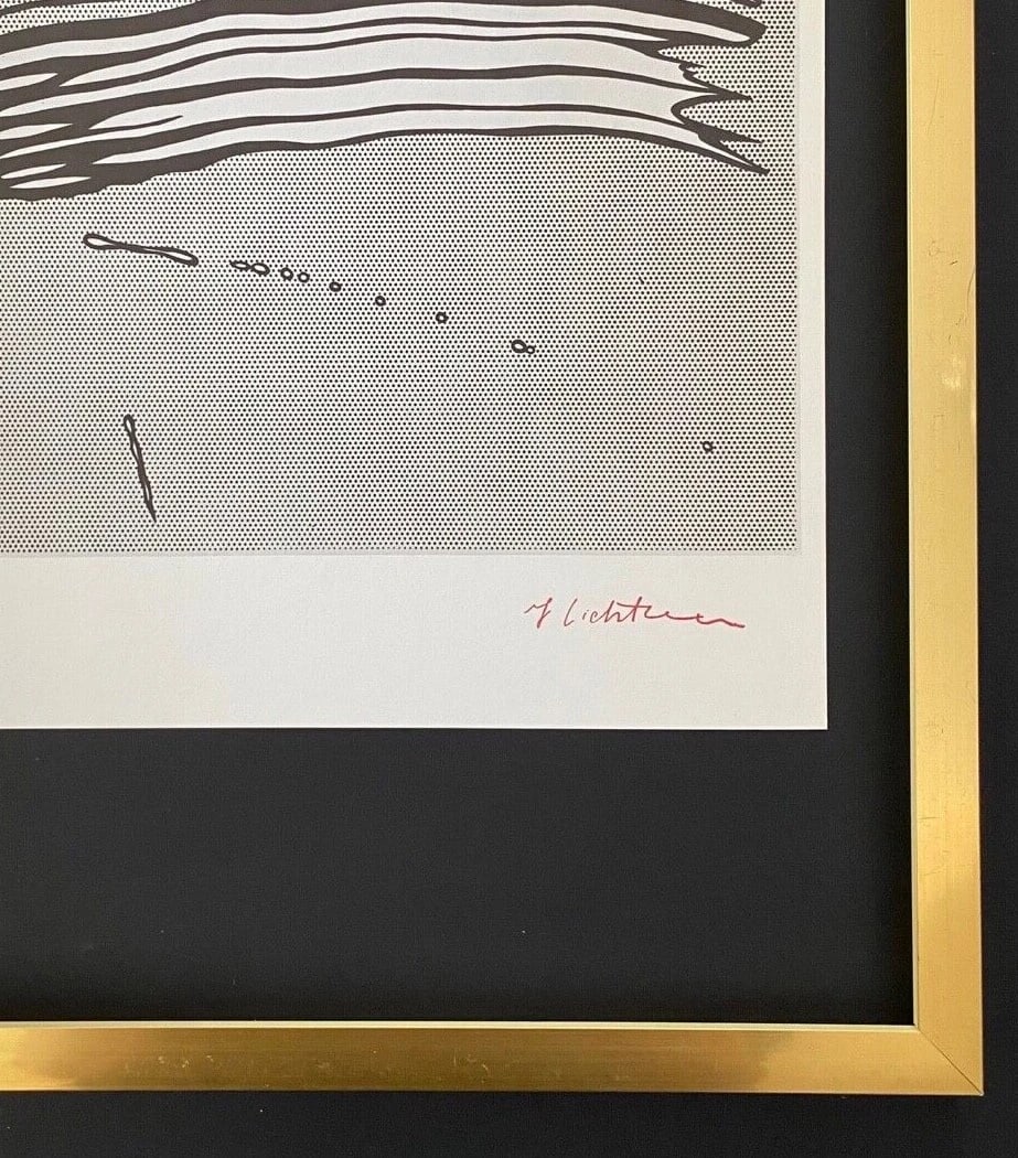 Roy Lichtenstein | Vintage 1970 Signed | Mounted 11x14 Offset Lithograph - 3