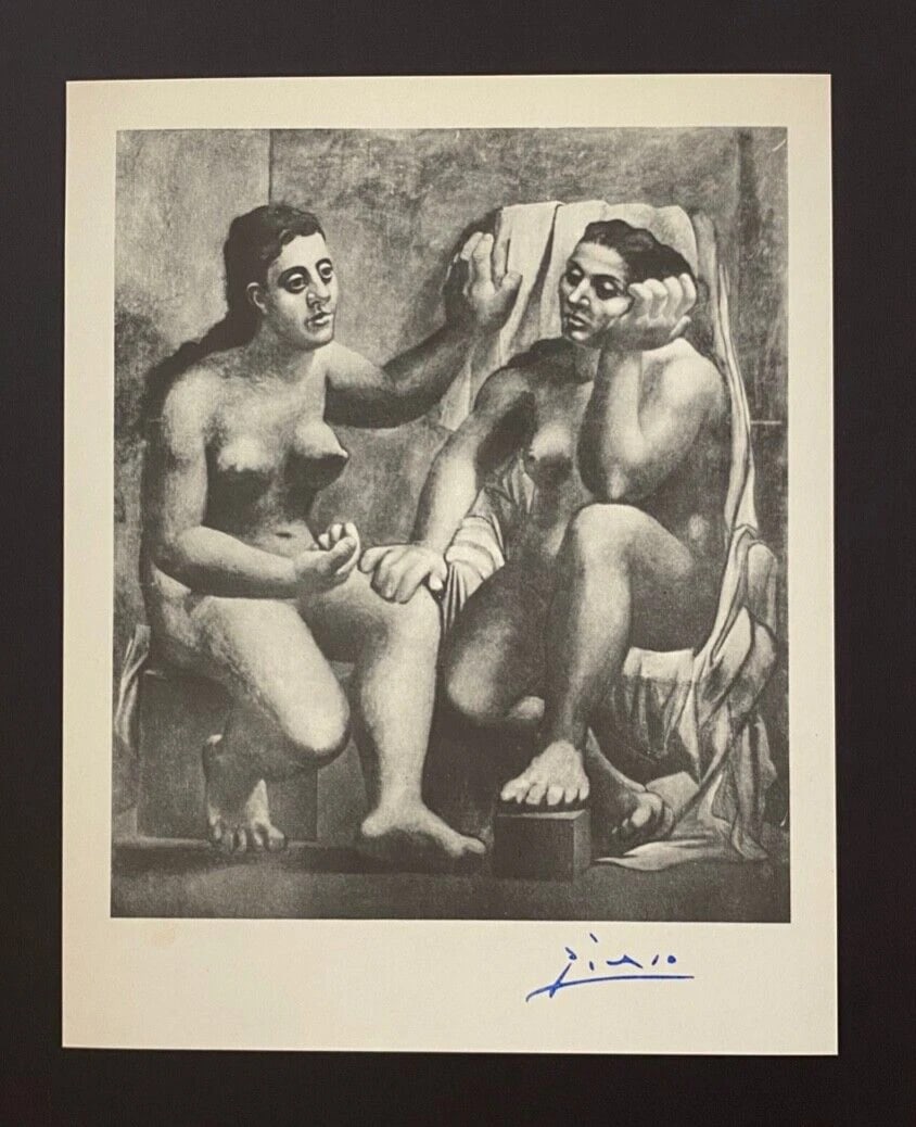 DIEGO RIVERA ORIGINAL 1938 SIGNED ON THE PLATE GRAVURE TO BE FRAMED AT 8X10 - 2