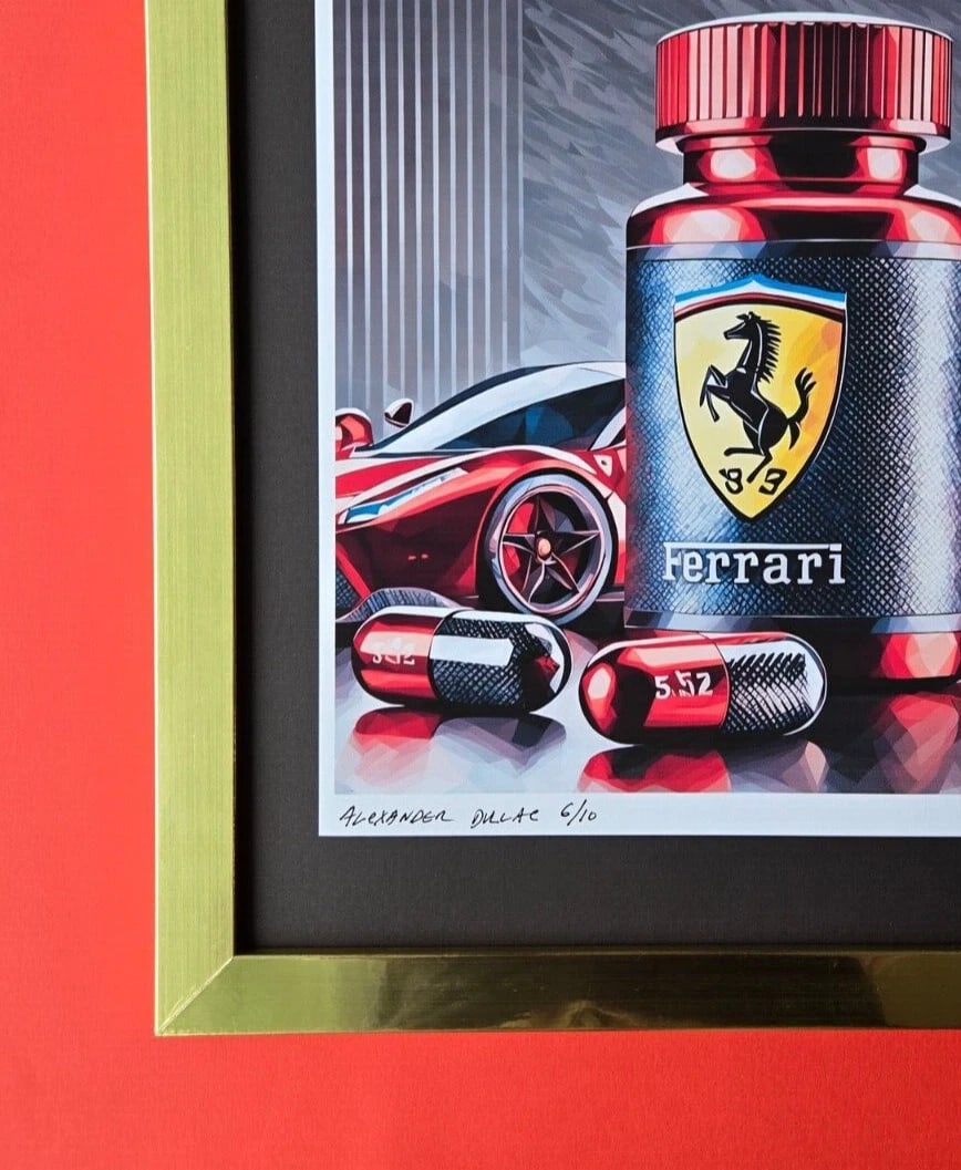 CHIARA BELLINI MY CHOPARD COMFORT PILLS Hand Signed Authentic PRINT LtdEd COA - 4