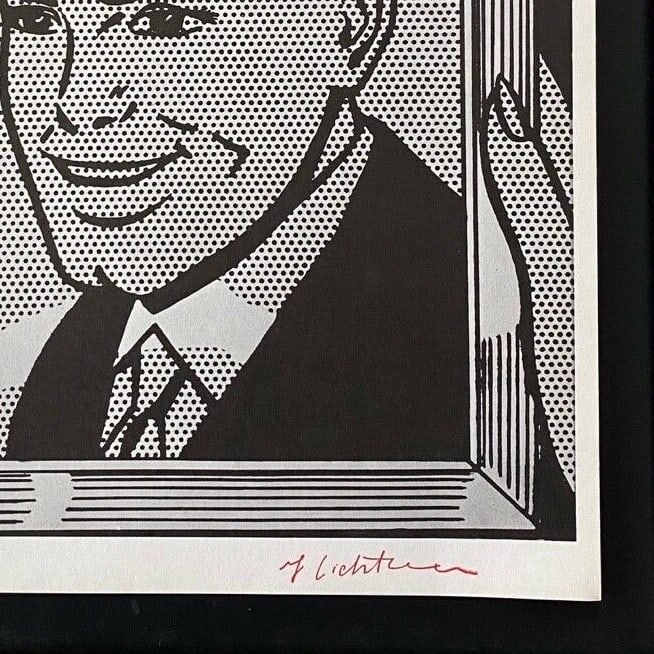Roy Lichtenstein | Vintage 1970 Signed | Mounted & Framed Offset Lithograph - 2