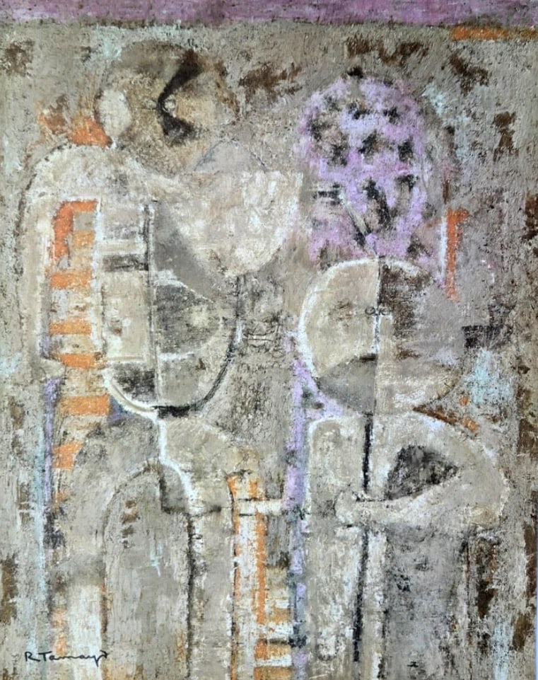 Rufino Tamayo 1977 Large Signed Limited Edition Vintage Print Galeria Misrachi - 2