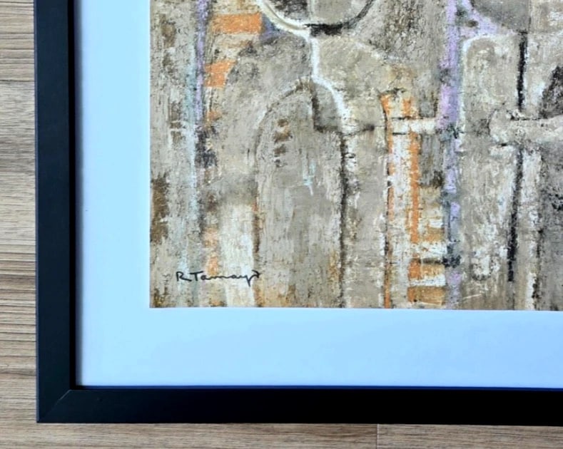 Rufino Tamayo 1977 Large Signed Limited Edition Vintage Print Galeria Misrachi - 3