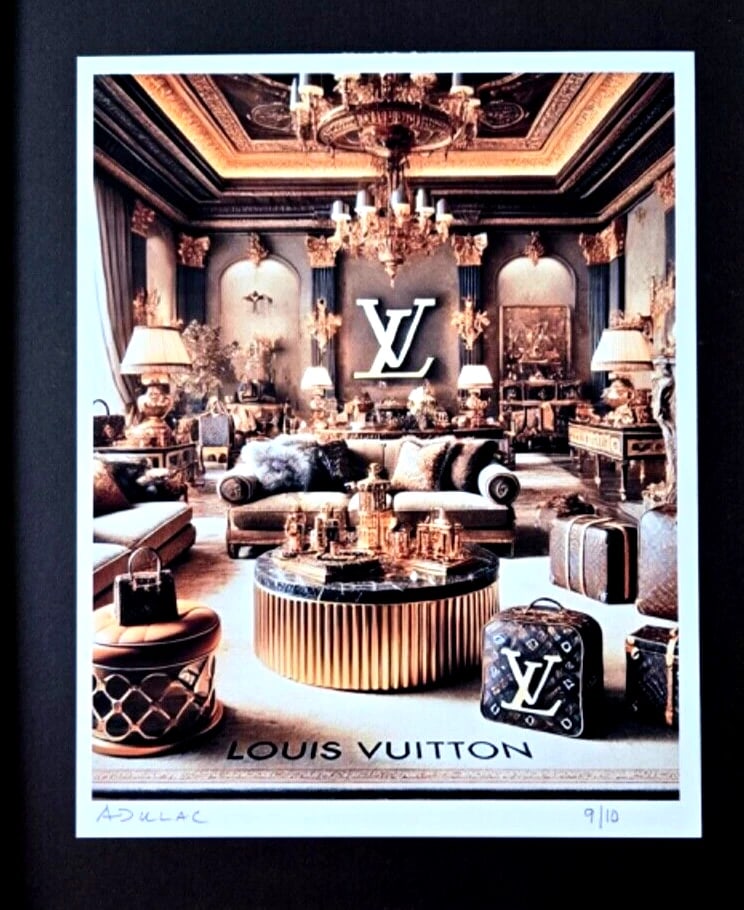 ALEXANDER DULAC + LUXURY Hand Signed Authentic Print Ltd.Ed. of 10 COA - 2