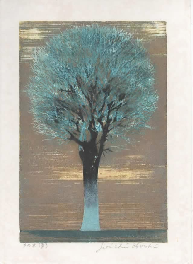 Joichi Hoshi (1913 - 1979): Blue Tree (1 of 1)