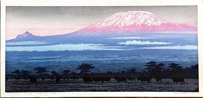 Toshi Yoshida (1911 - 1995): Kilimanjaro Morning (1 of 1)