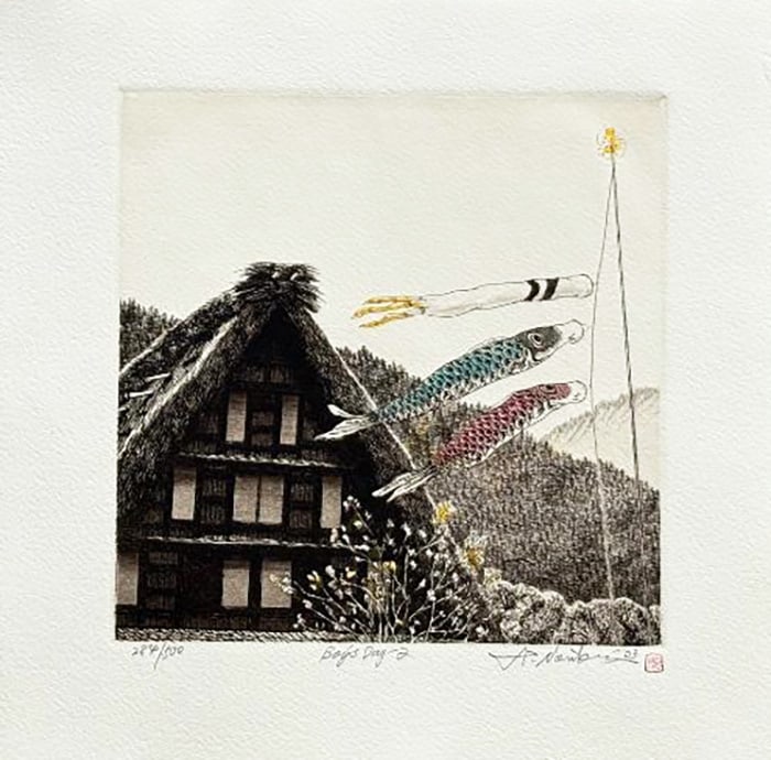 Hiroto Norikane (B. 1949): Boy's Day - 2 (1 of 1)