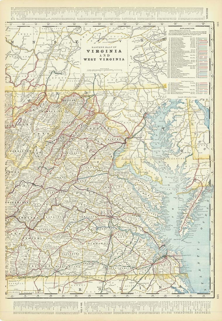 Western Half of Virginia and West Virginia | Eastern Half of Virginia and West Virginia - 2