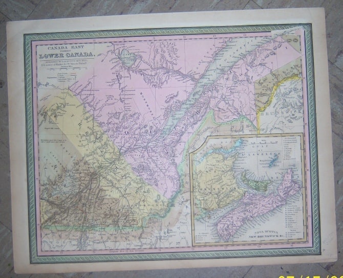 Canada East Formerly Lower Canada - 2