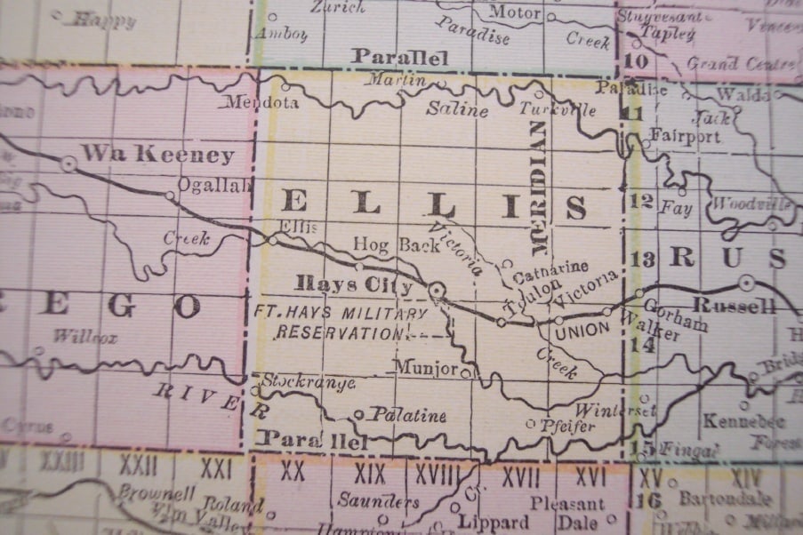 Rand, McNally & Co.'S New Indexed Atlas of the World. [Kansas.] - 3