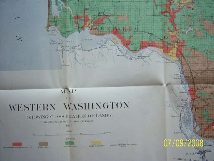 Map of Western Washington Showing Classification of Lands - 2
