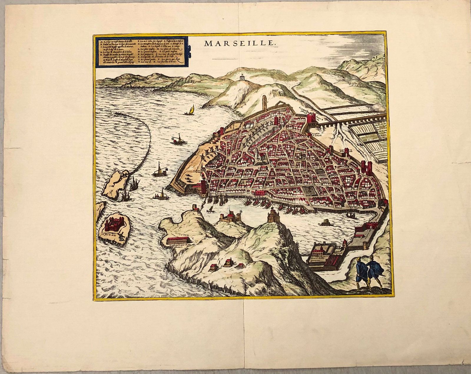 1588 but 19th century Braun and Hogenberg View of Marseille -- Marseille (1 of 1)