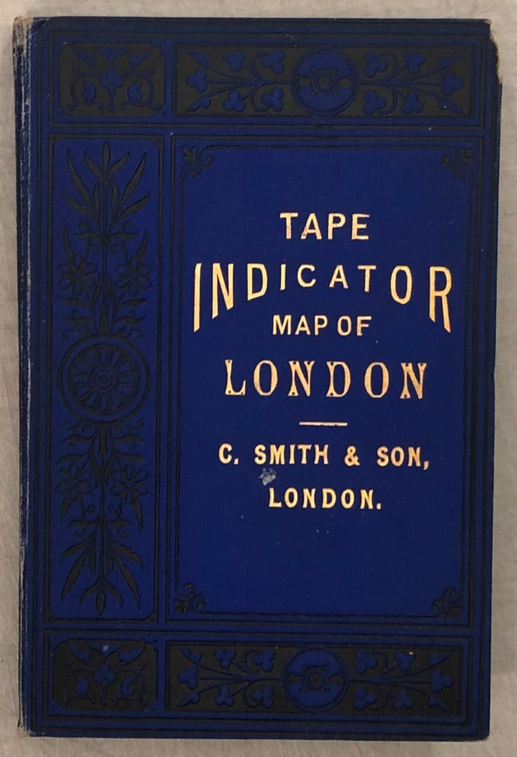 1890 Smith Tape Indicator Map of London - 2