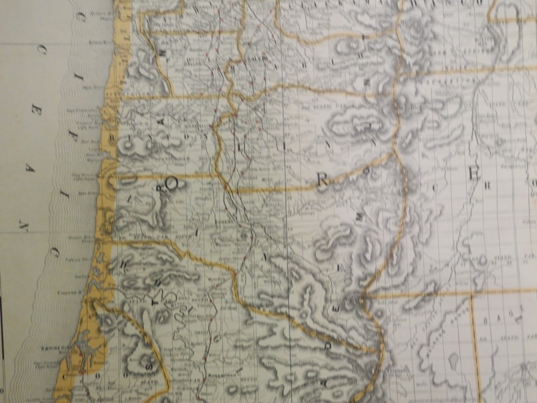 Rand, McNally & Co.'S New Business Atlas Map of Oregon. - 4