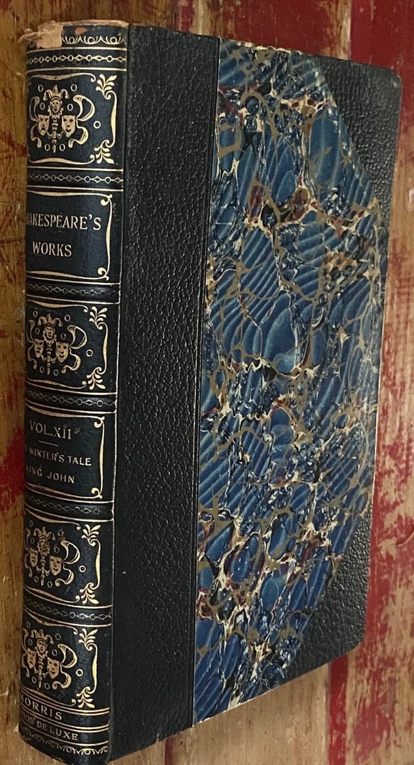 Shakespeare’s Works Elgin Ed. Deluxe Vol. XII #360/1000 Morris 1901 Winter’sTale: This rare Elgin Edition De Luxe of Shakespeare’s Works Vol. XII printed for subscribers only is #360 of 1,000 numbered sets. Includes The Winter’s Tale, King John. Printed in 1901 for John