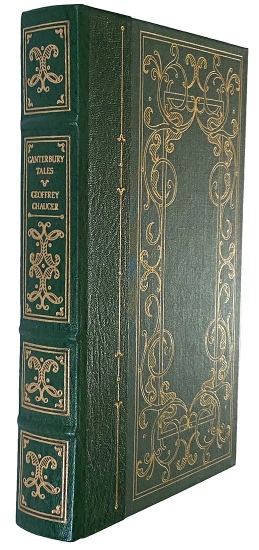 Canterbury Tales by Geoffrey Chaucer The Franklin Library Deluxe Leatherbound (1 of 8)