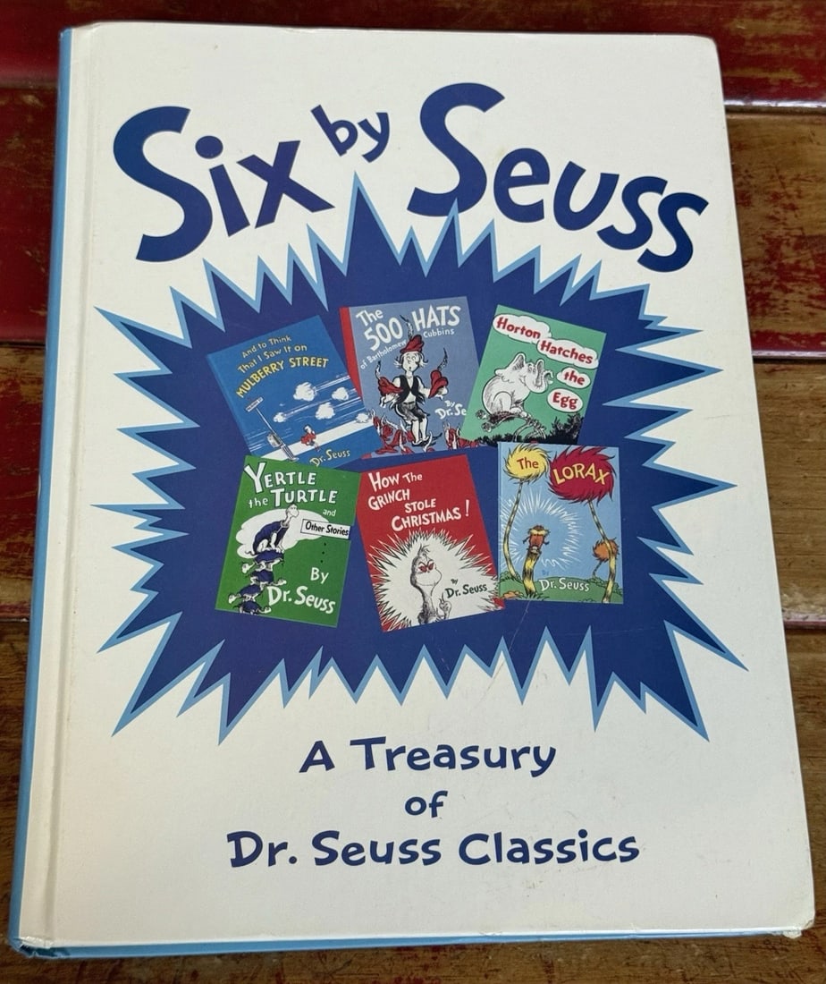 Six By Seuss A Treasury Of Dr. Seuss Classics HC 1991 1st Ed. Banned Book Random (1 of 14)