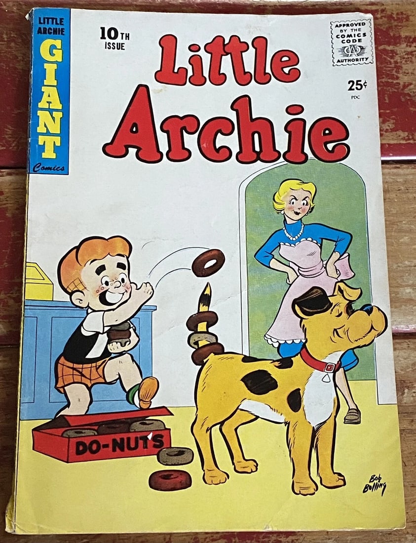 Little Archie #10 Spring 1959 Little Archie Giant Bob Bolling VG/Fine Boarded (1 of 14)