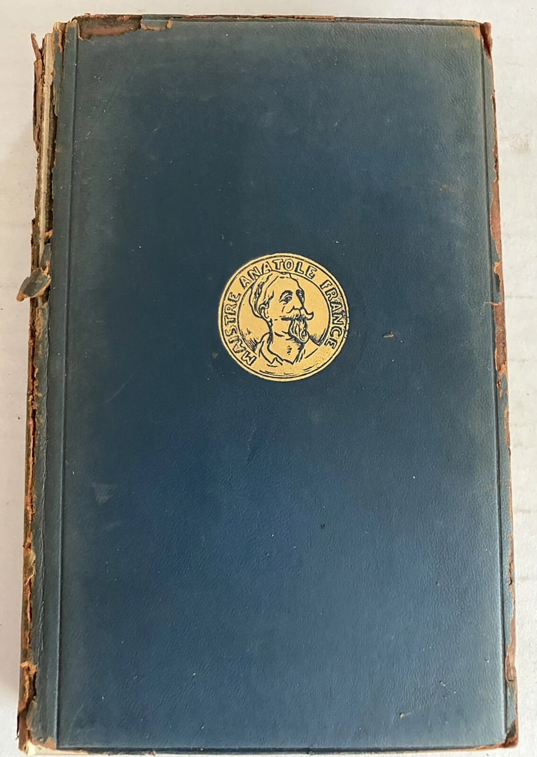 Antique Book The Amethyst Ring Anatole France Blue Leather 1923 Dodd Mead & Co. (1 of 9)