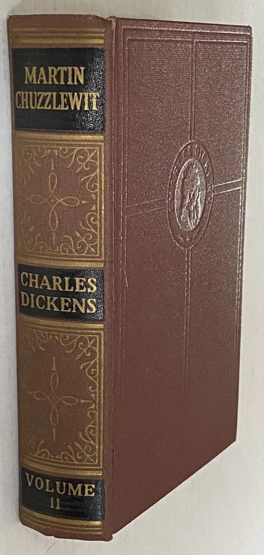 Charles Dickens MARTIN CHUZZLEWIT Vol. II Books Inc. 1936 HC: The Works of Charles Dickens with Illustrations MARTIN CHUZZLEWIT Vol. II.Books, Inc. 1936 (approx.)New York, BostonHardcover, Illustrated.Embossed gilt title and design to spine, embossed design with