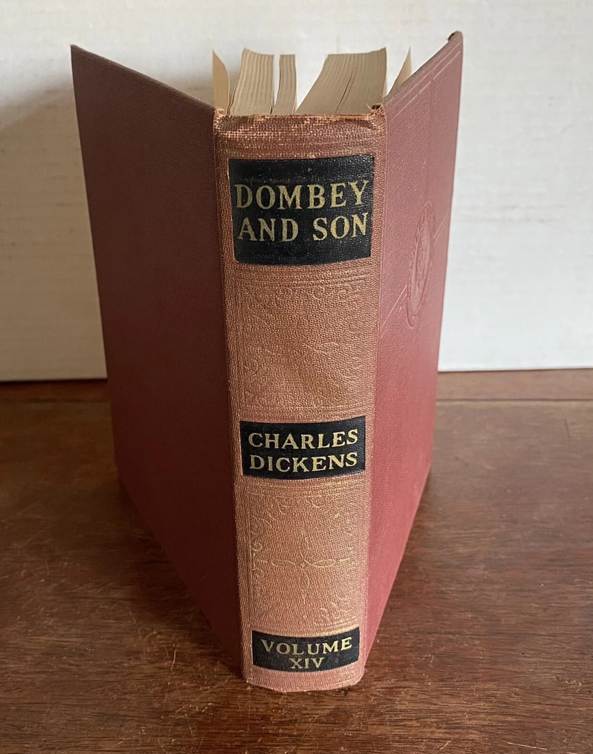 Charles Dickens Dombey and Son Clear Type Edition Books Inc HC 1930’s V Good (1 of 14)