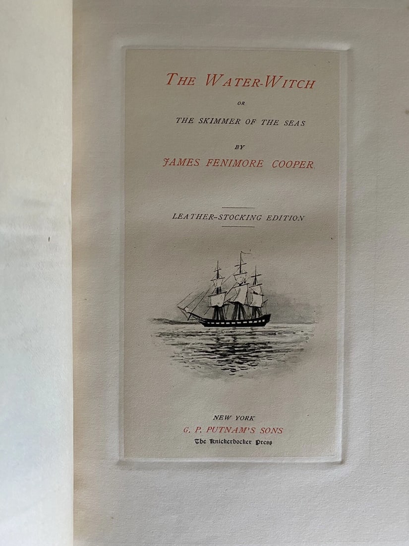 Water Witch James Fenimore Cooper Leather Stocking Edition Ltd Ed #478/1000 HC (1 of 12)