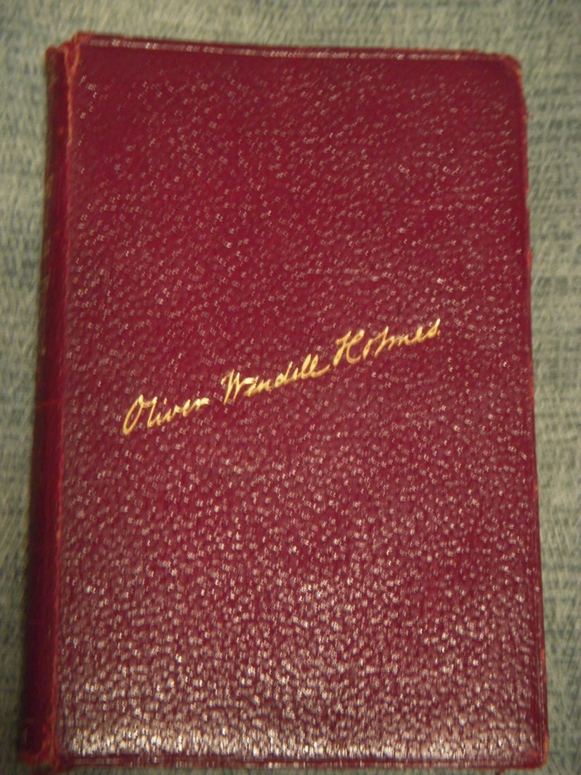 The Poetat the Breakfast Table Oliver Wendell HolmesPrinted England,Leather, VTG (1 of 9)