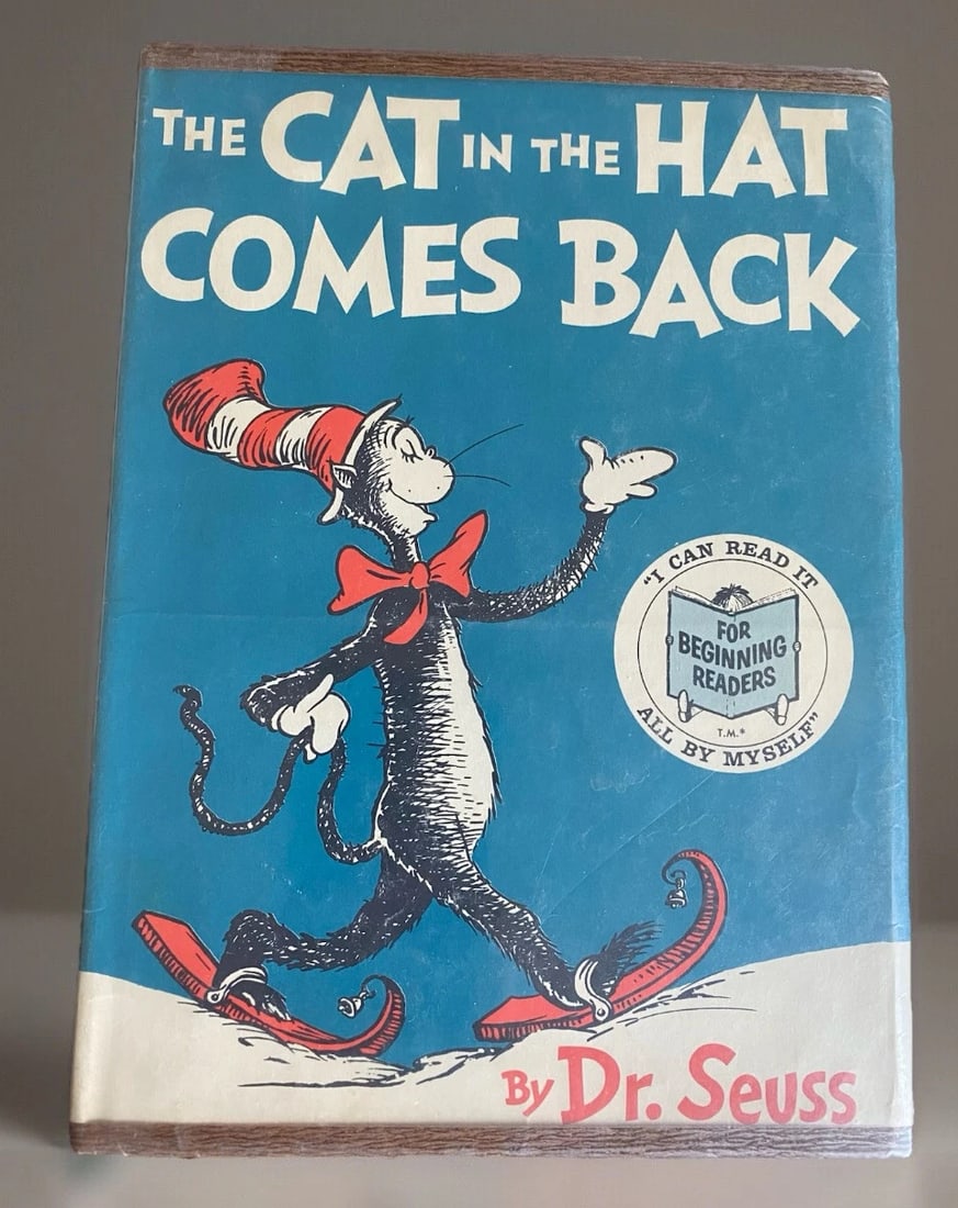 The Cat in the Hat Comes Back 1st Edition Dr Seuss Dust Jacket 1958 Very Good (1 of 14)