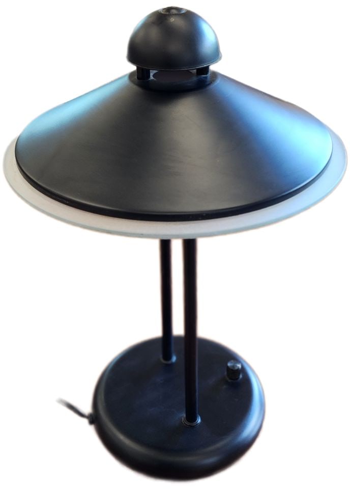 Vintage 70s Sonneman UFO Atomic saucer desk lamp - 4