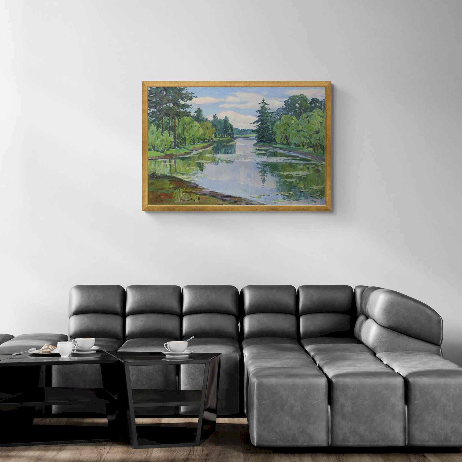 Gerus Boris (Ukrainian artist), "Flood", oil on canvas - 4