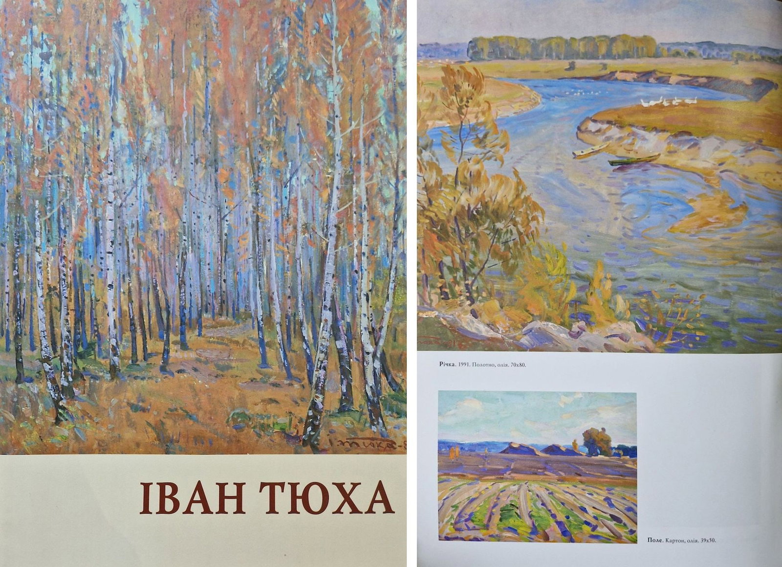 Tyukha Ivan (Ukrainian artist), "Field", oil on cardboard - 3