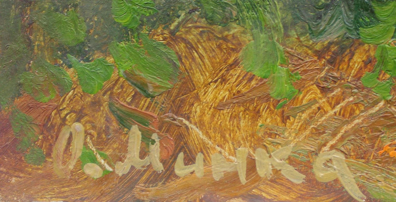 Mynka Olexandr (Ukrainian artist), "True", oil on cardboard - 2