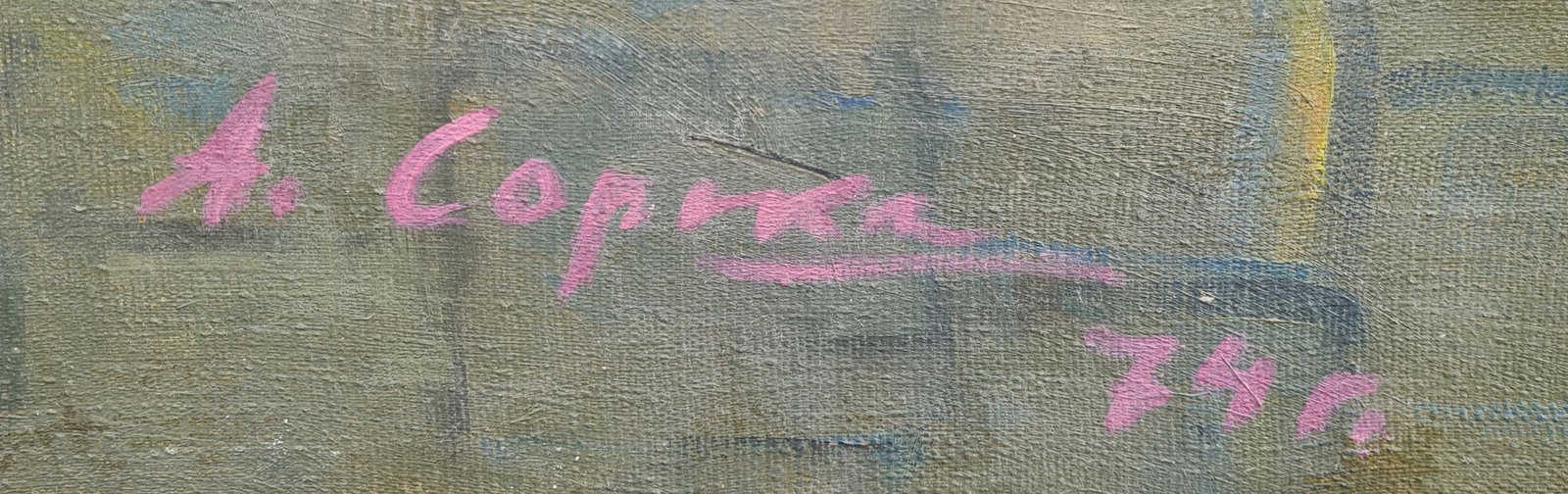 Soroka Arkady (Ukrainian artist), "Peace will win the war", oil on canvas - 2