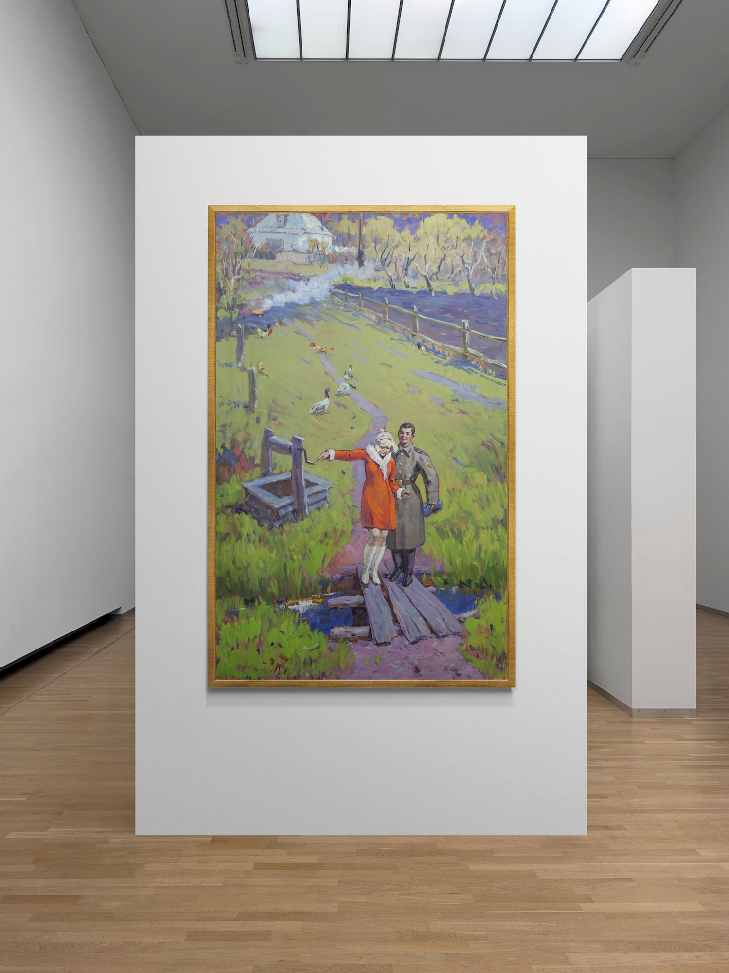 Berkuta Kommunar (Ukrainian artist), "At native land", oil on canvas - 3