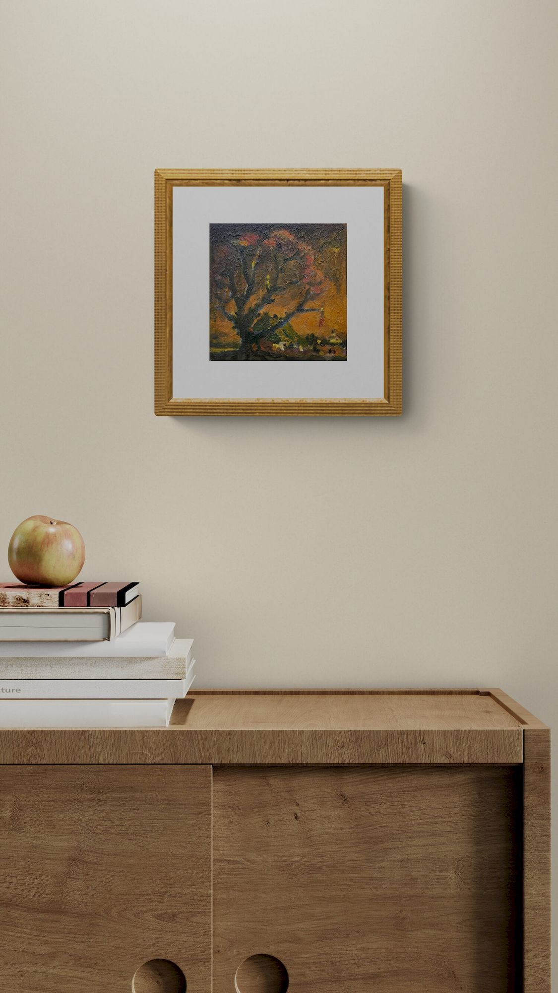 Mynka Olexandr (Ukrainian artist), "Oak", oil on cardboard - 3