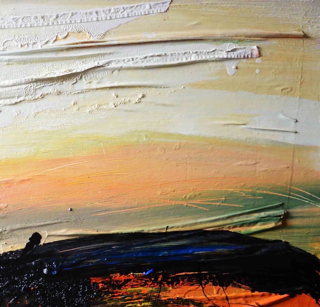 Oil painting Mountain Meadow Natalia Korf-Ivaniuk - 3
