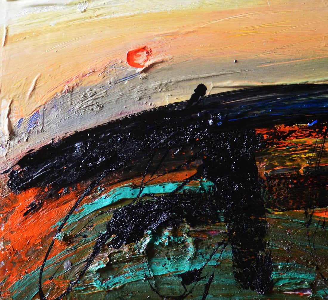 Oil painting Mountain Meadow Natalia Korf-Ivaniuk - 4